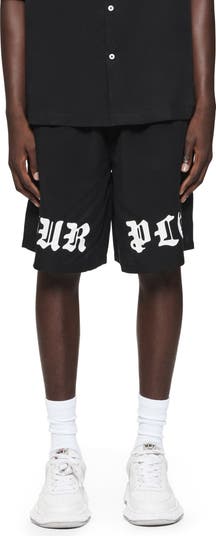 Oversize Pull-On Lyocell Shorts