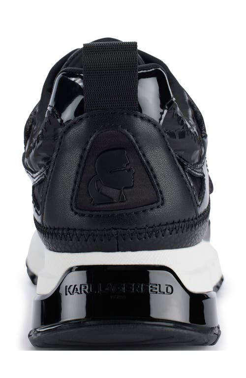 Shop Karl Lagerfeld Paris Lug Sole Loafer In Black