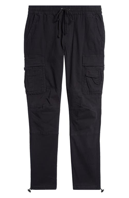 Shop Pacsun Aden Slim Cotton Cargo Pants In Black