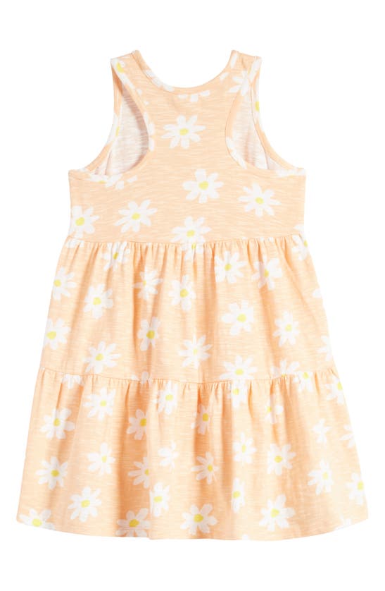 Shop Tucker + Tate Kids' Tiered Dress In Coral Petal Donna Daisy