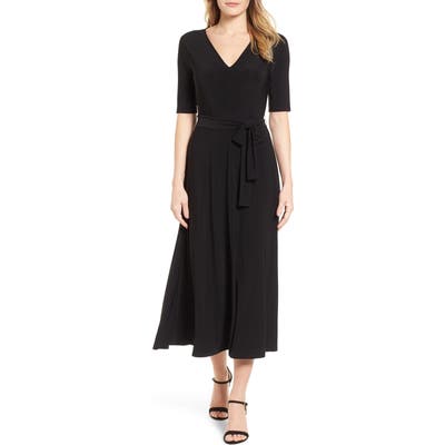 Chaus Lisa Tie Waist Dress, Black