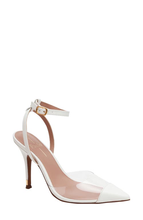 Linea Paolo Yuki Pointed Toe Pump In White