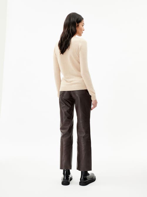 Gobi Cashmere V-neck Sweater In Beige