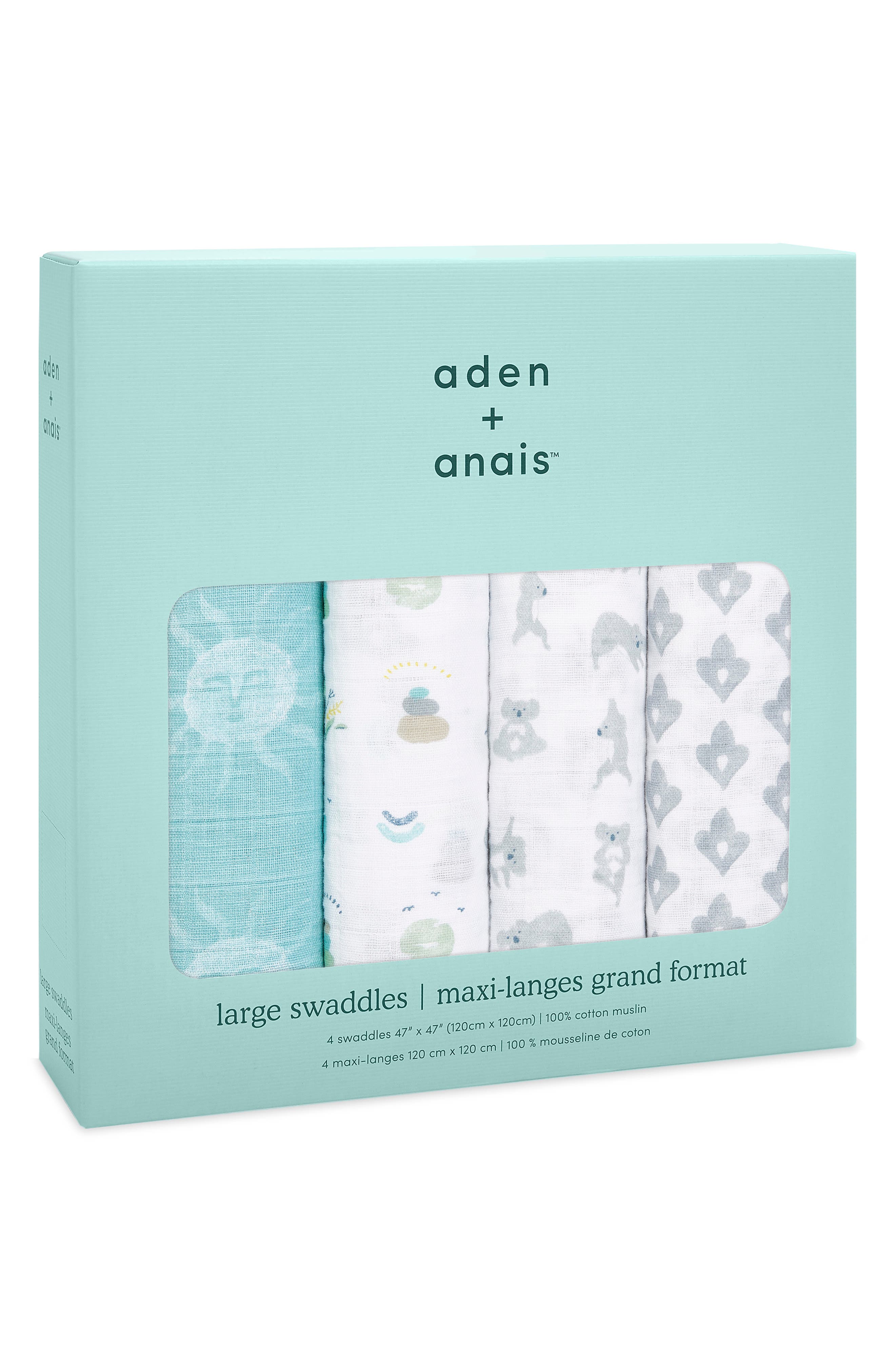 aden + anais 4Pack Classic Swaddling Cloths Nordstrom