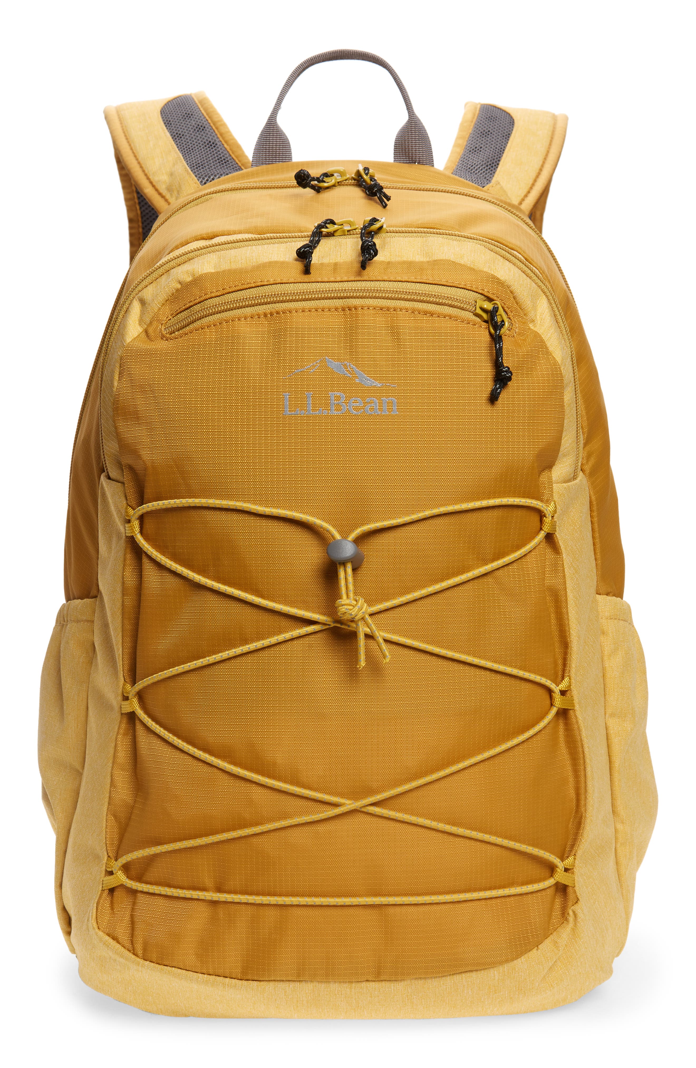 yellow ll bean backpack