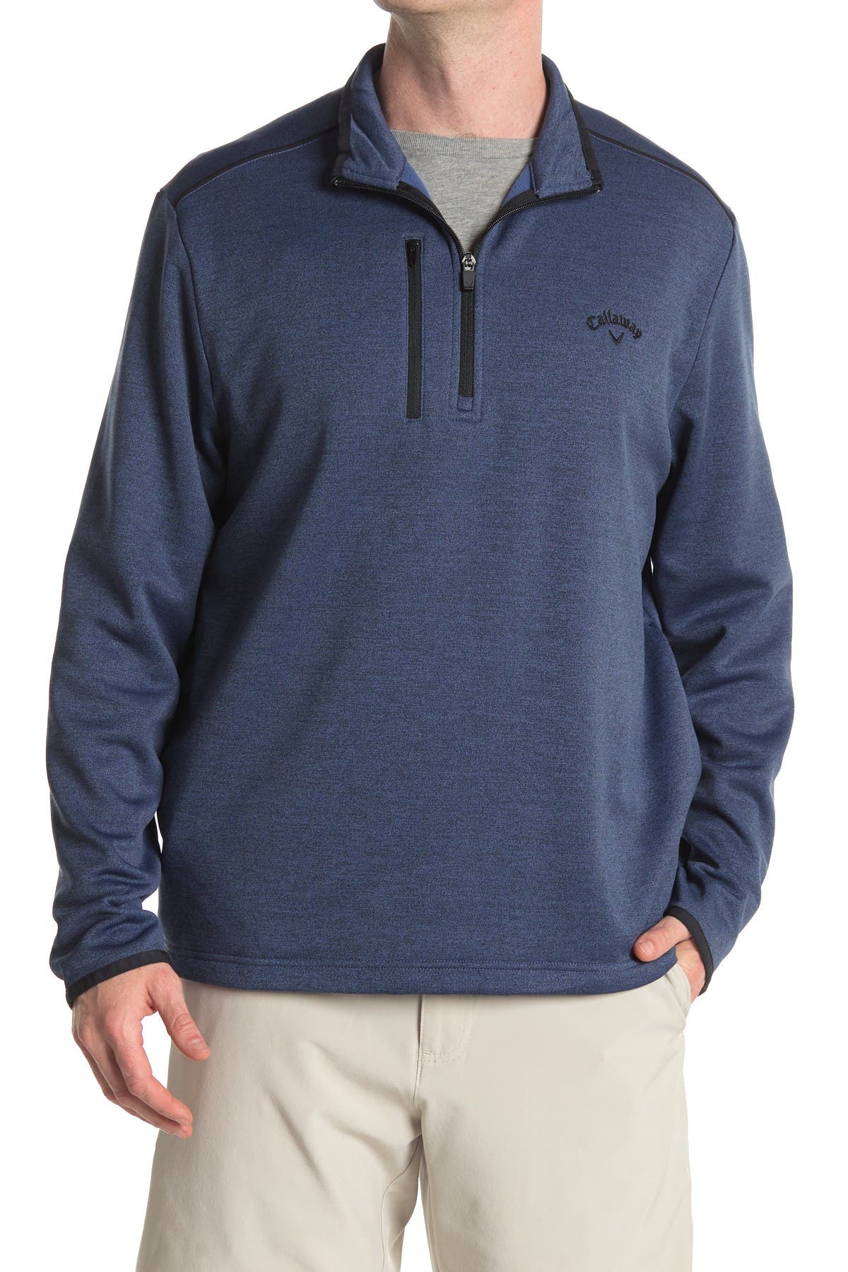 callaway tech fleece quarter zip pullover