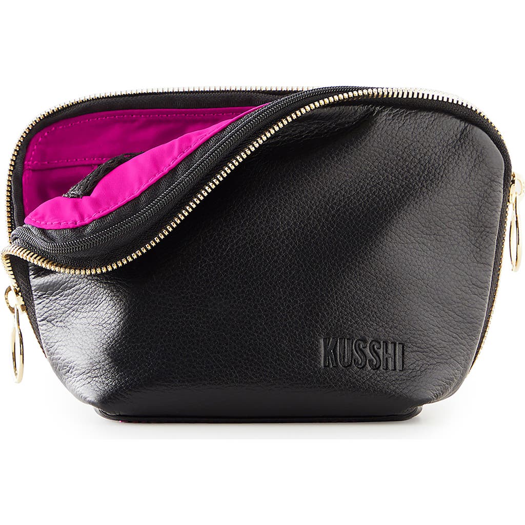 KUSSHI KUSSHI EVERYDAY LEATHER MAKEUP BAG