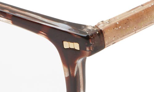 Kate Spade New York Jodie 50mm Rectangular Reading Glasses In Tortoise/beige