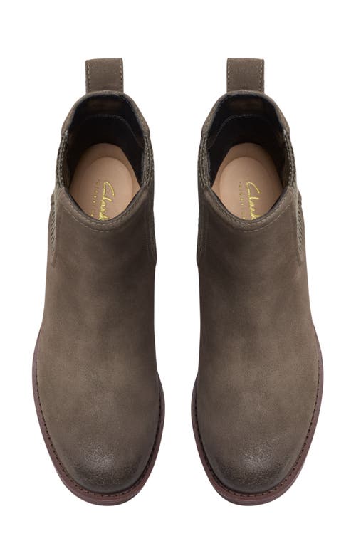 Clarksr Clarks(r) Chamberly Top Chelsea Boot In Mole Grey Suede