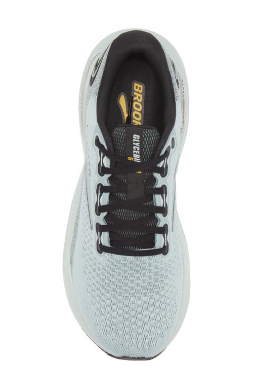 Shop Brooks Glycerin Gts 21 Running Shoe In Cloud/black/gold