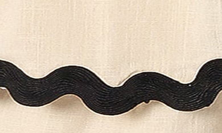 Petal And Pup Petal & Pup Wilson Rickrack Trim Cotton Shirt & Shorts Set In Neutral