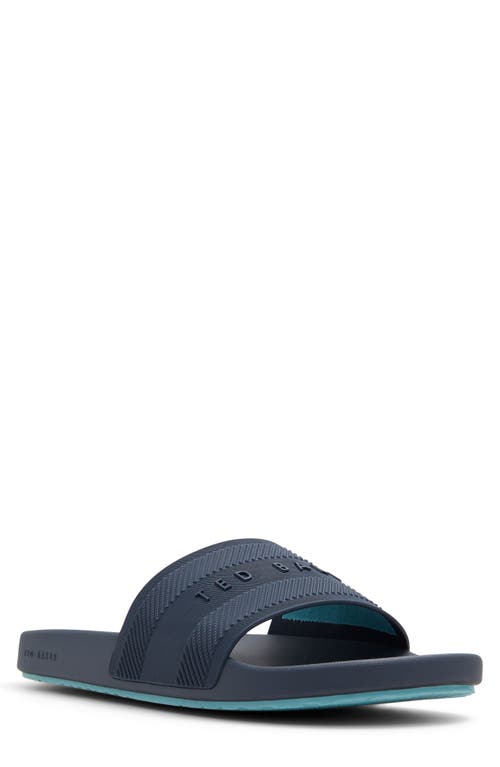 Shop Ted Baker London Sennen Slide Sandal In Navy