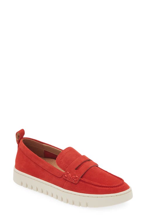 Uptown Hybrid Penny Loafer (Women) - Wide Width Available in Red
