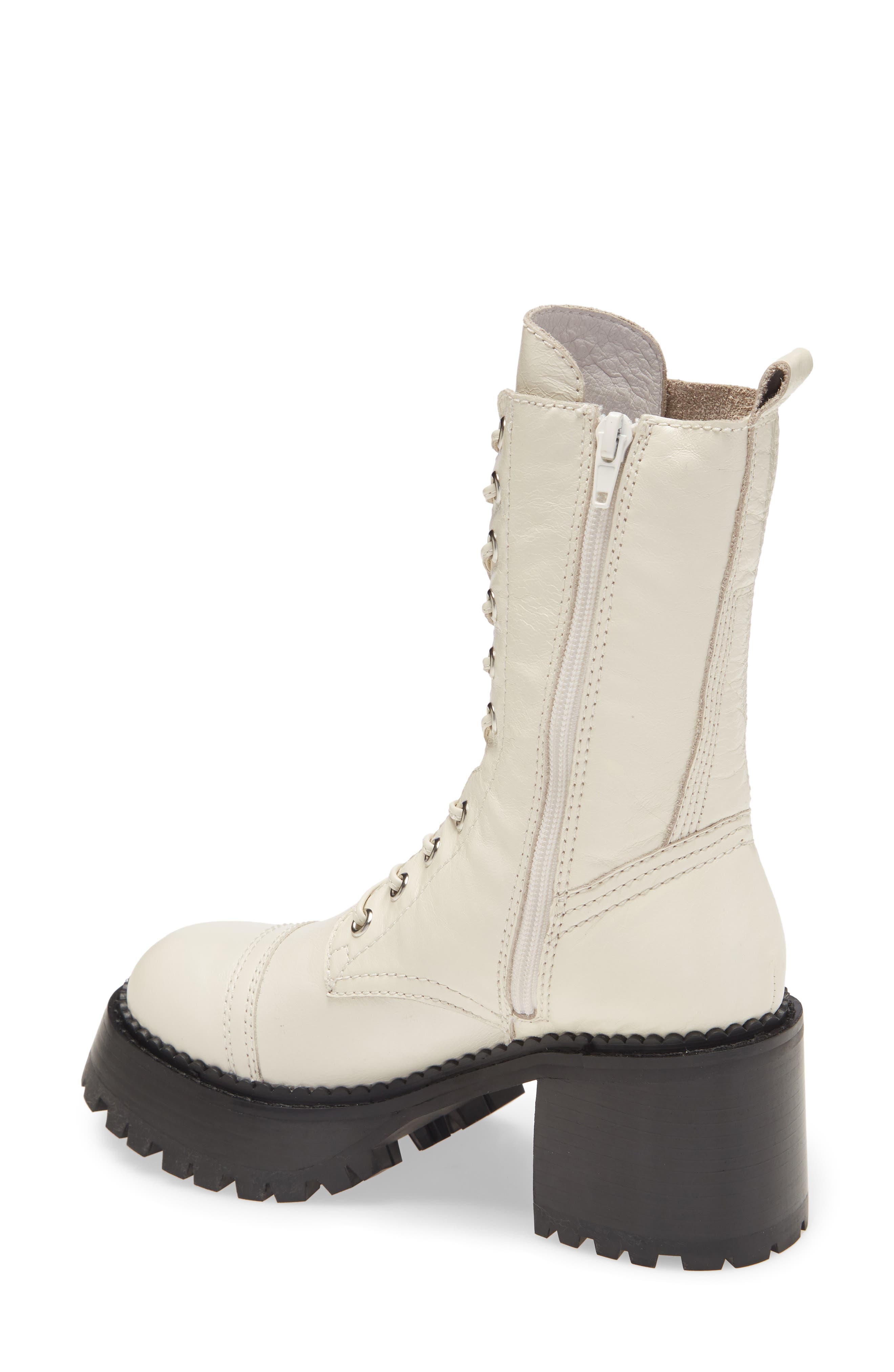 jeffrey campbell white combat boots