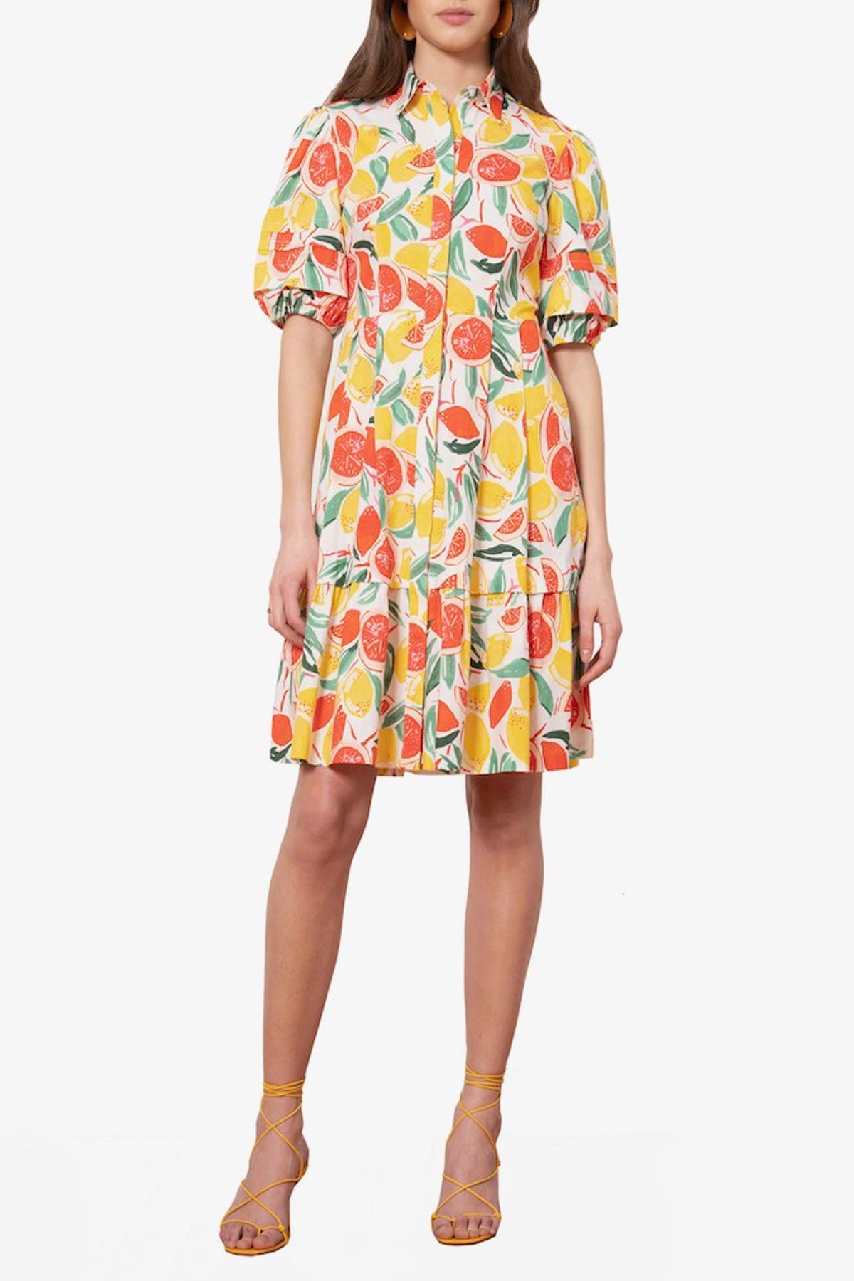 donna morgan lemon dress