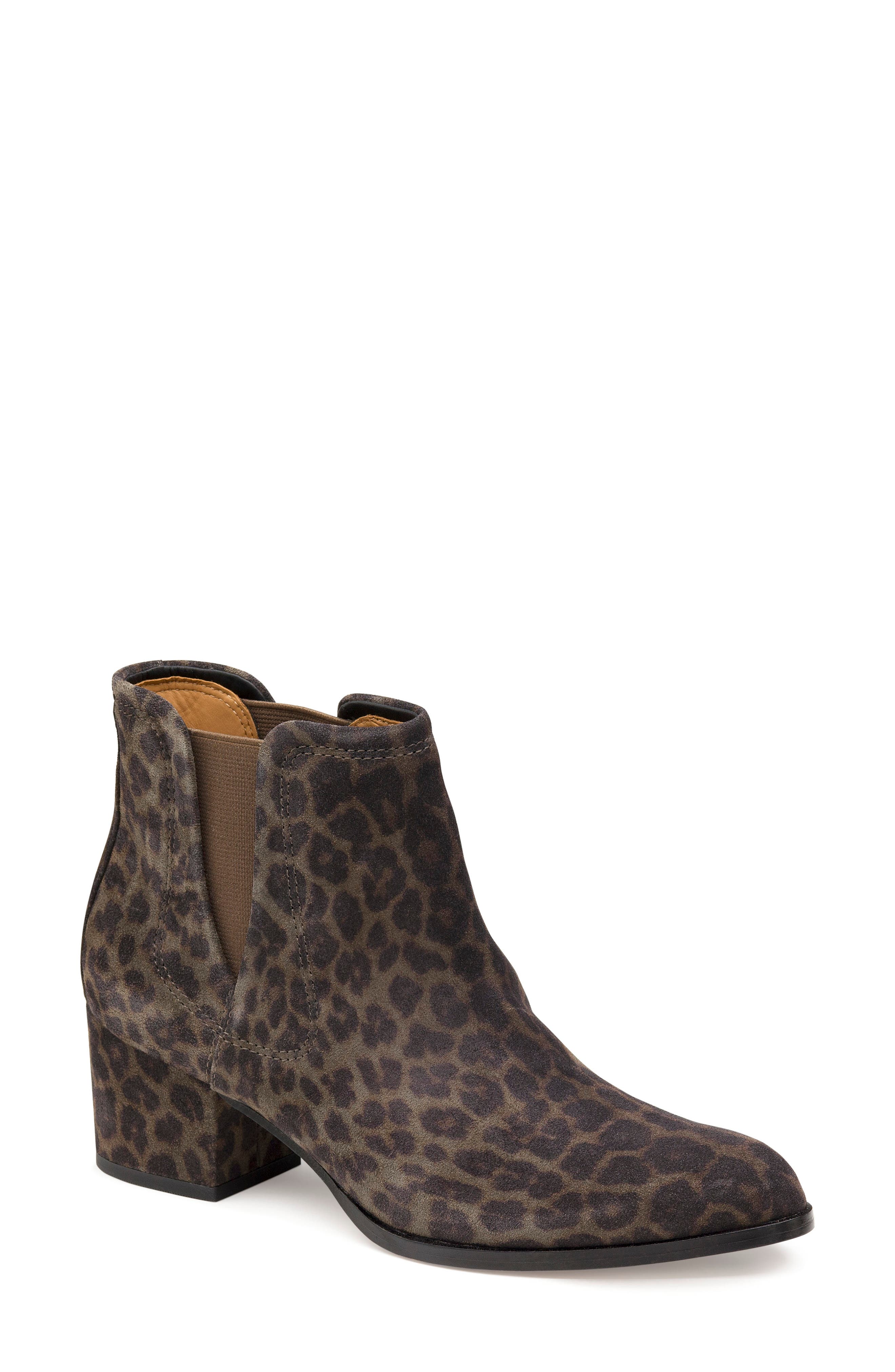 animal print booties nordstrom