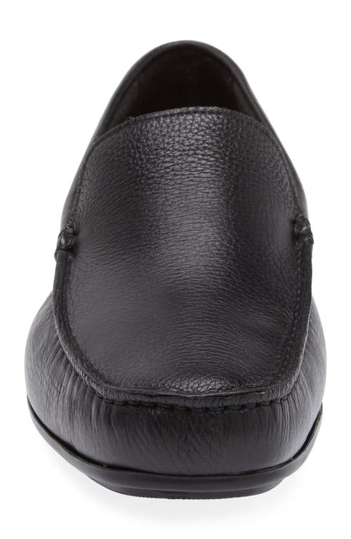 Shop Nordstrom Freddie Moc Toe Driving Loafer In Black