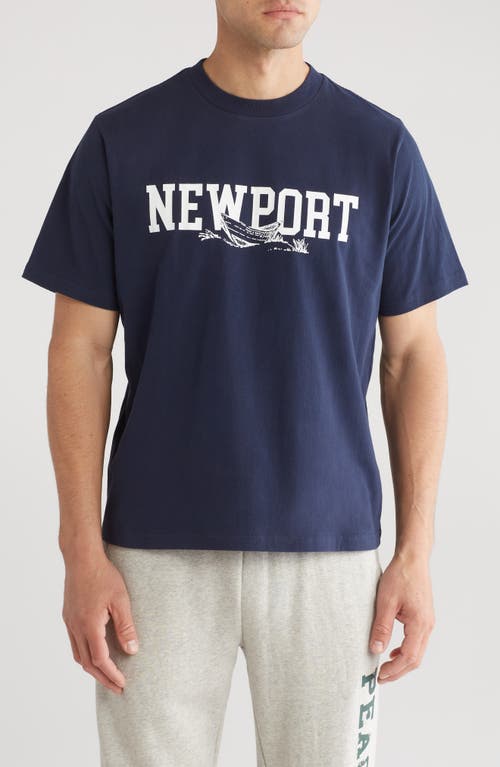 Newport Graphic T-Shirt in Navy