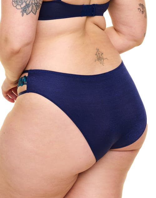 Shop Adore Me Eva Bikini Panties In Dark Blue