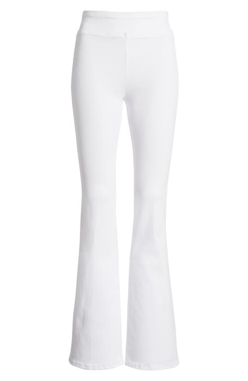 Frame High Rise Le Palazzo Crop Jean In Au Natural Clean Raw After In White
