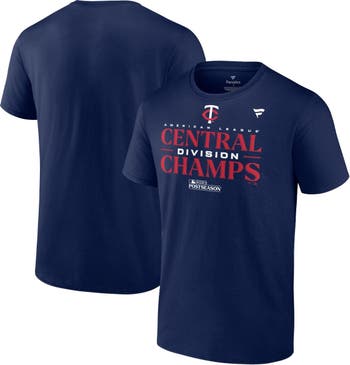 Youth Fanatics Branded Navy Minnesota Twins 2023 Postseason Locker Room T-Shirt