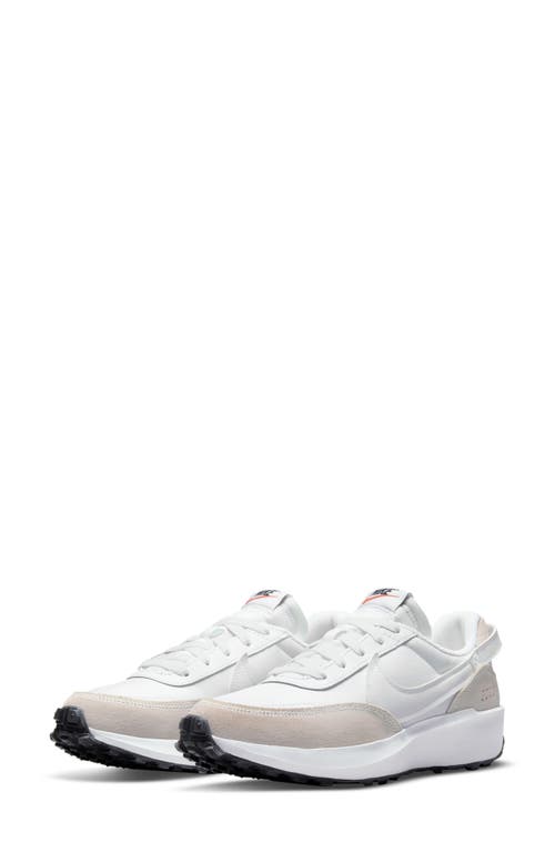 Nike Waffle Debut Sneaker In White/white