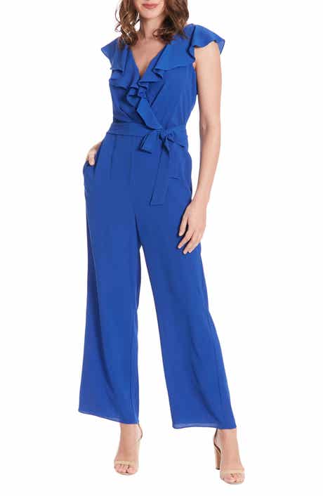 Vince camuto cutaway chiffon top jumpsuit