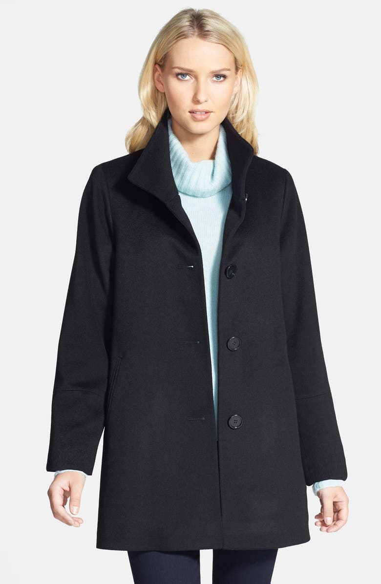 Fleurette Stand Collar Cashmere Coat | Nordstrom