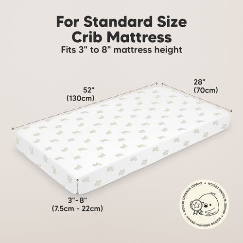 Keababies Soothe Fitted Crib Sheet In Elly