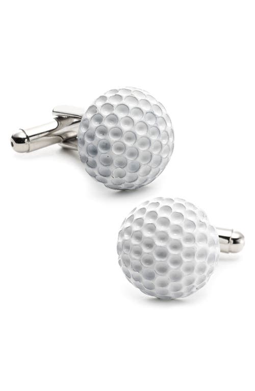 Cufflinks, Inc. Golf Ball Cuff Links in White at Nordstrom