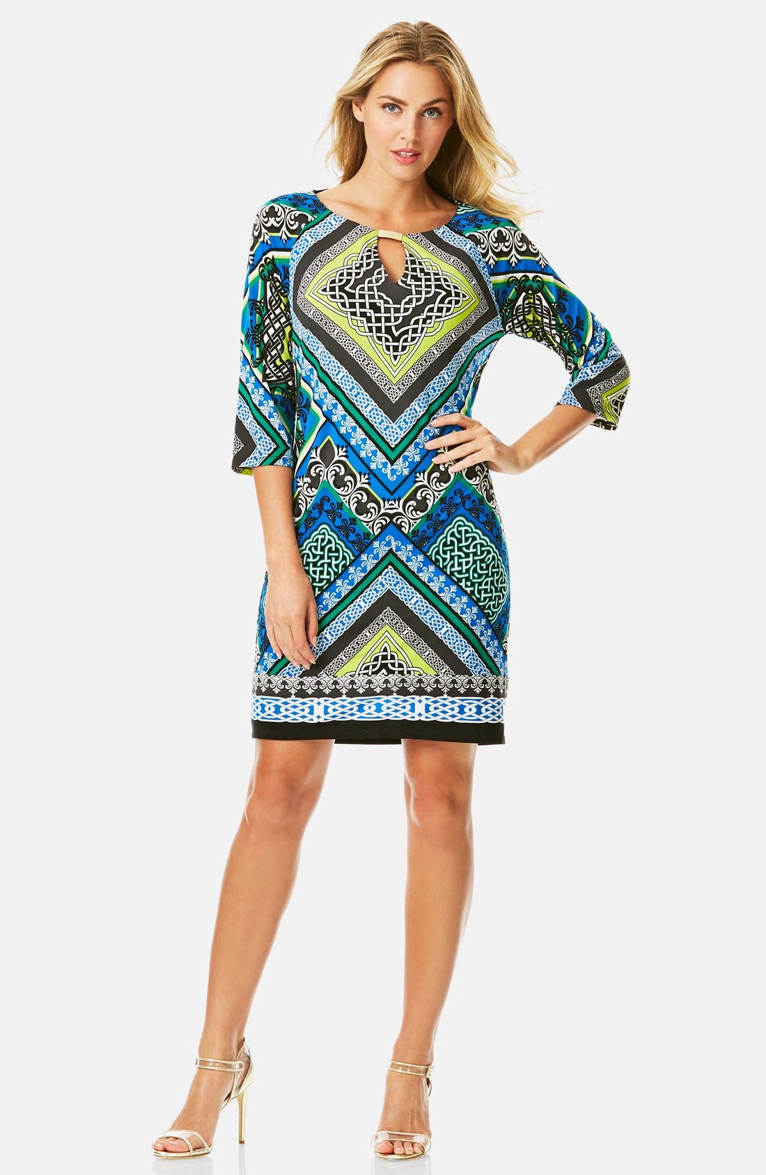 Laundry by Shelli Segal Print Jersey Shift Dress Nordstrom