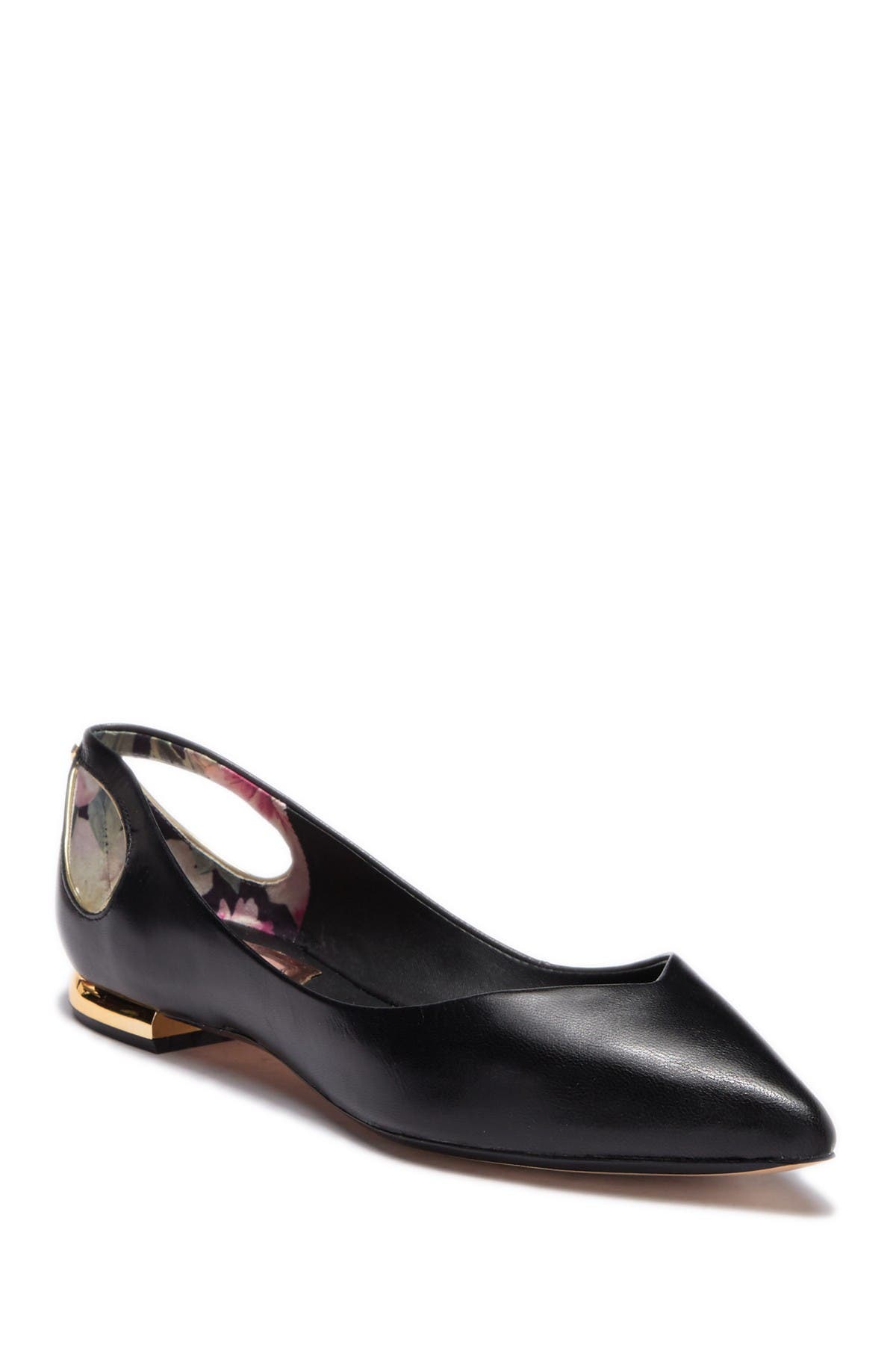 ted baker london dabih leather cutout flat