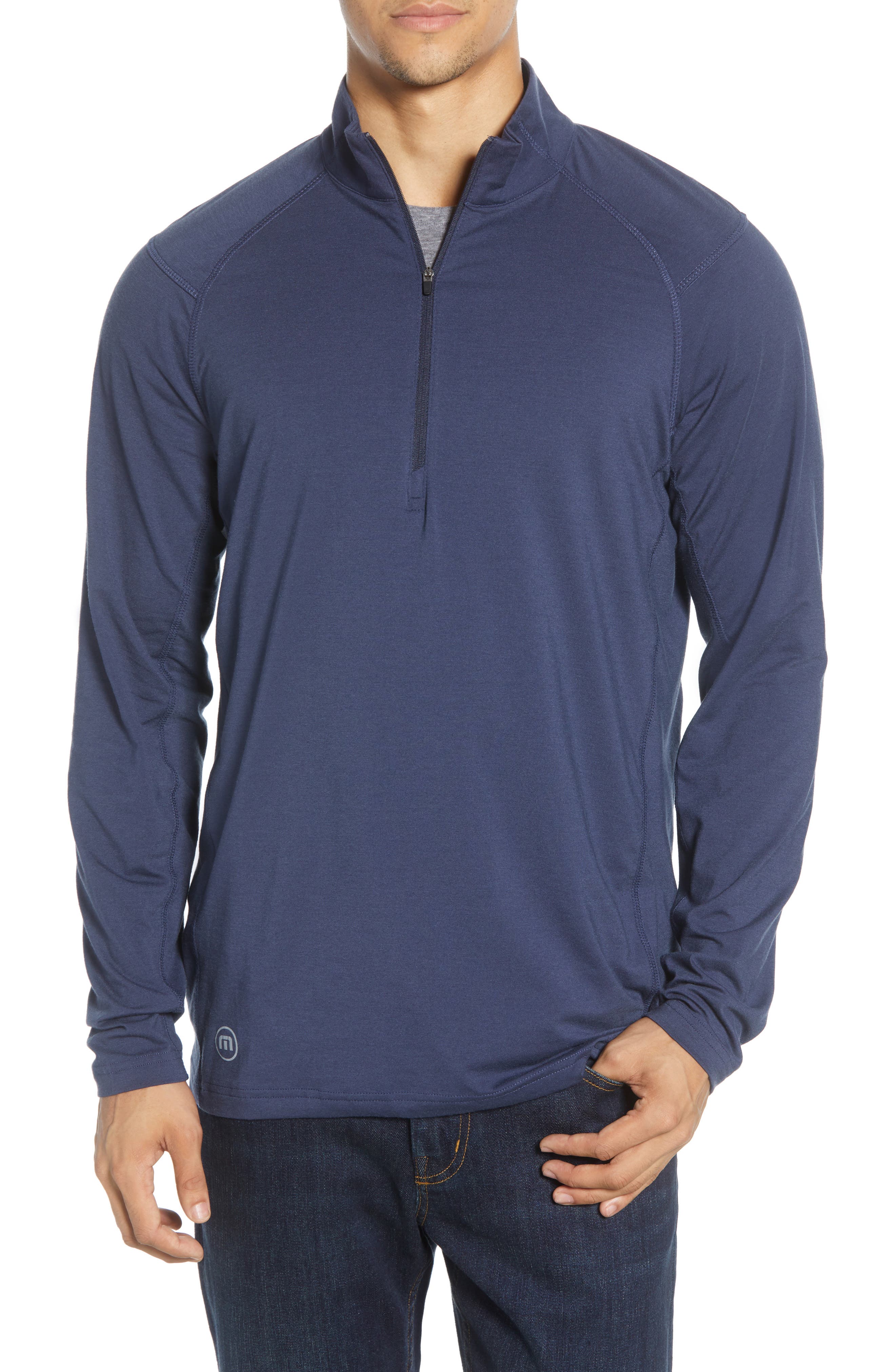 TRAVIS MATHEW | Yanks Quarter Zip Performance Pullover | HauteLook