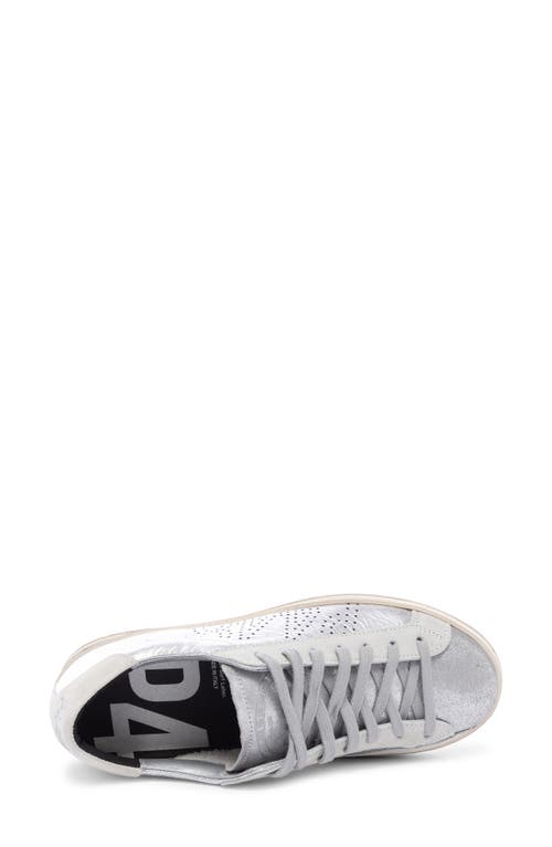 P448 John Low Top Sneaker In Metallico