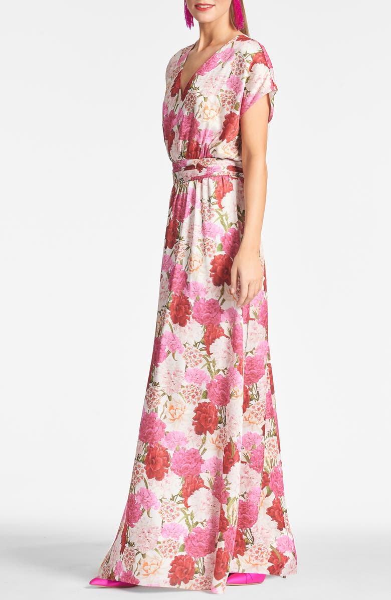 Sachin & Babi Leah Floral Georgette Gown | Nordstrom