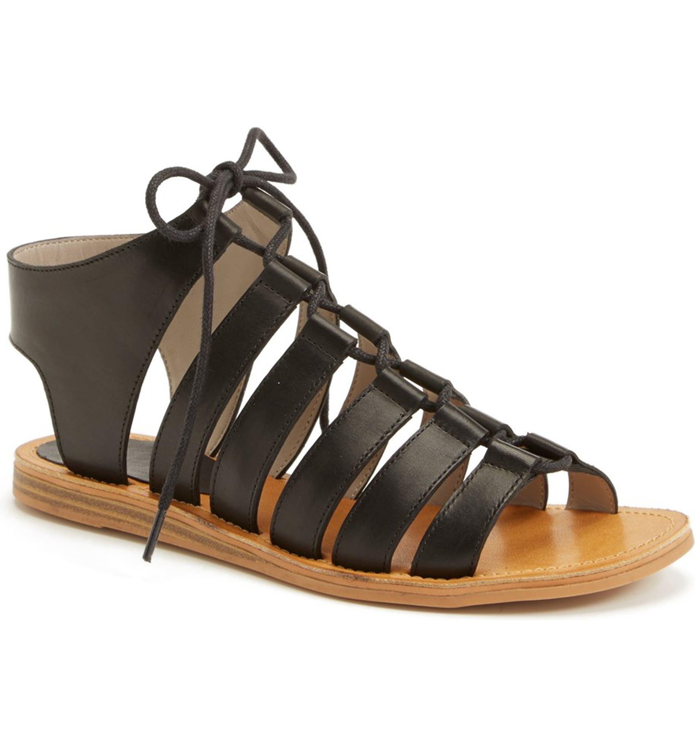 Hinge 'Roman' Strappy Lace-Up Sandal (Women) | Nordstrom