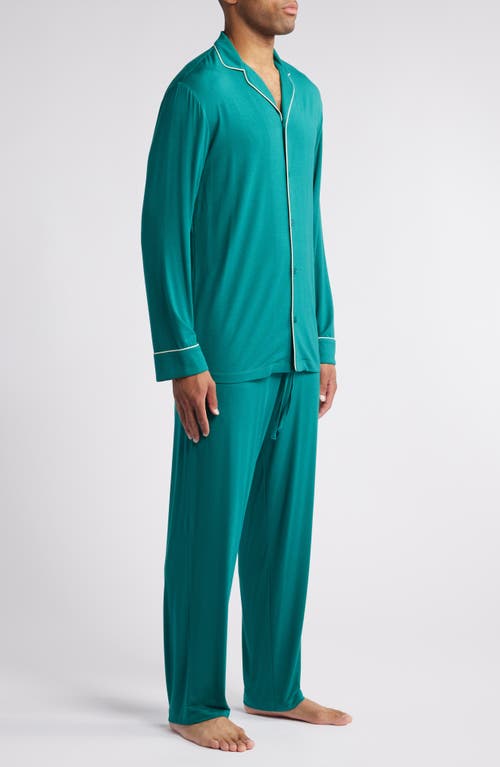 Shop Nordstrom Moonlight Eco Pajamas In Green Storm