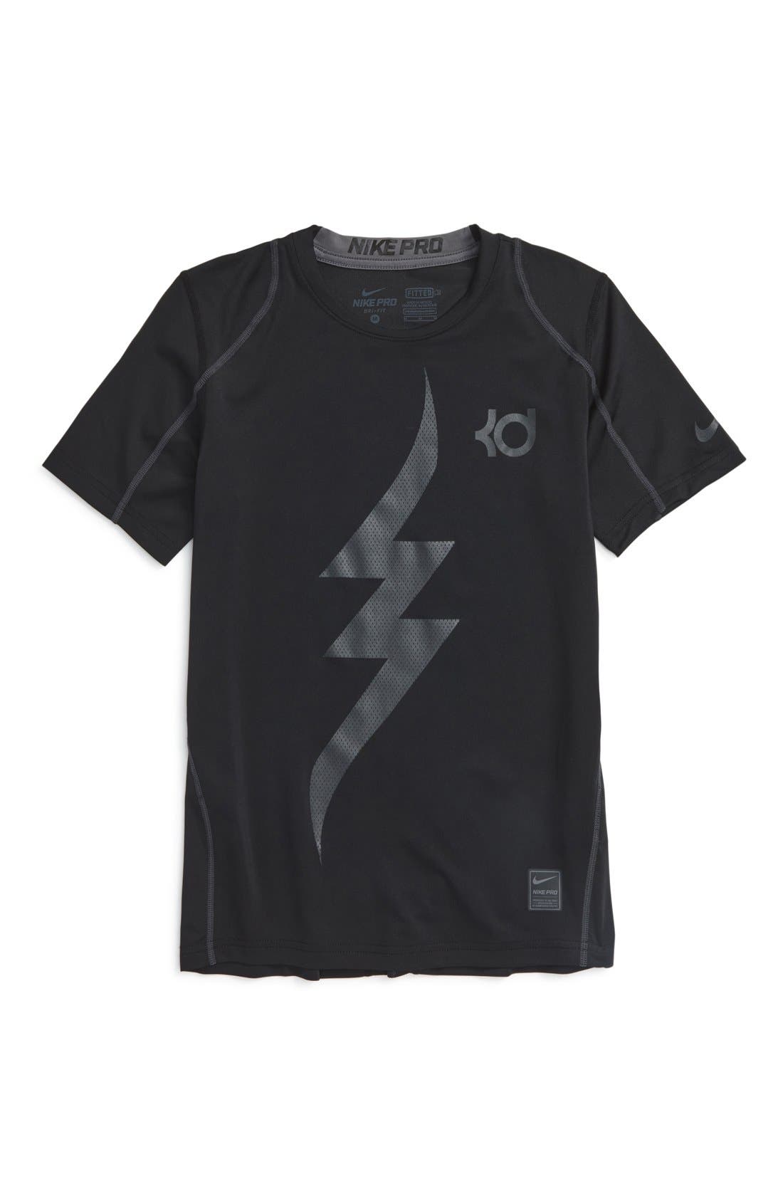 Nike 'KD Pro Cool' Fitted Compression TShirt (Little Boys & Big Boys) Nordstrom