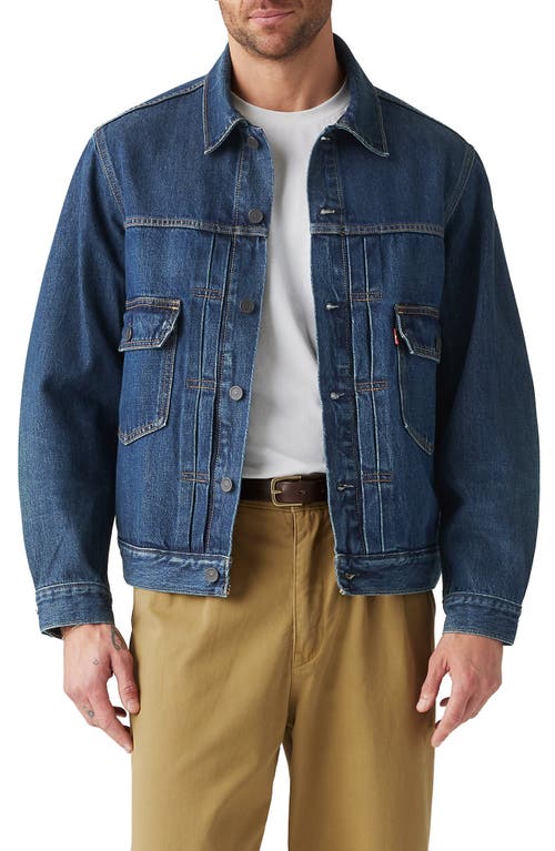 Shop Levi's Type 2 Denim Trucker Jacket In Oahe Tides