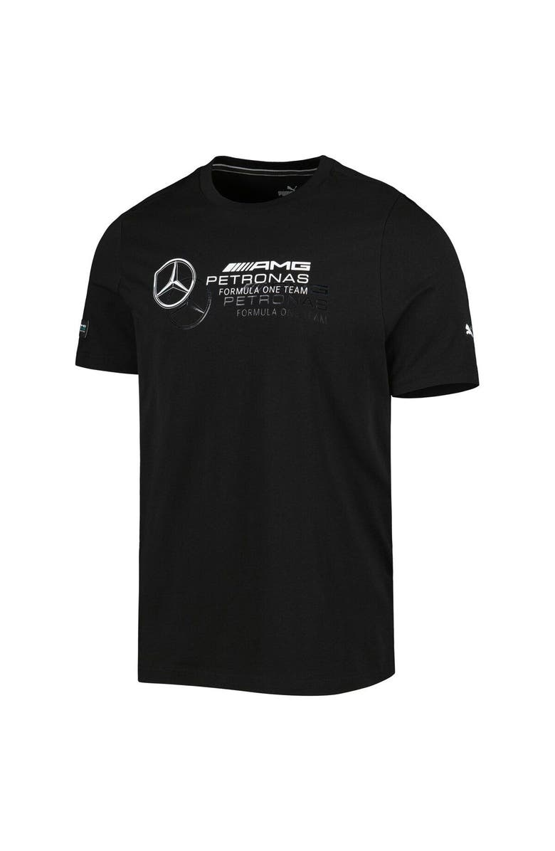 PUMA Men's Puma Black Mercedes-AMG Petronas F1 Team 2023 Logo T-Shirt ...