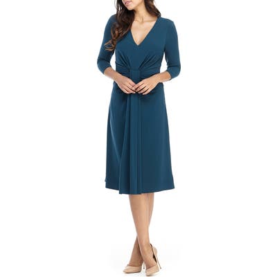 Maggy London A-Line Jersey Dress, Green