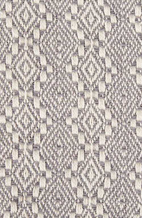 Design Imports Tassel Throw Blanket In Gray
