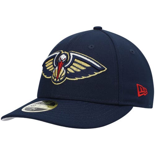 UPC 196079236270 product image for Men's New Era Navy New Orleans Pelicans Team Low Profile 59FIFTY Fitted Hat at N | upcitemdb.com