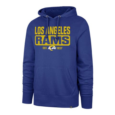 Los Angeles Rams NFL '47 Brand Blue Mens Headline Pullover Hoodie