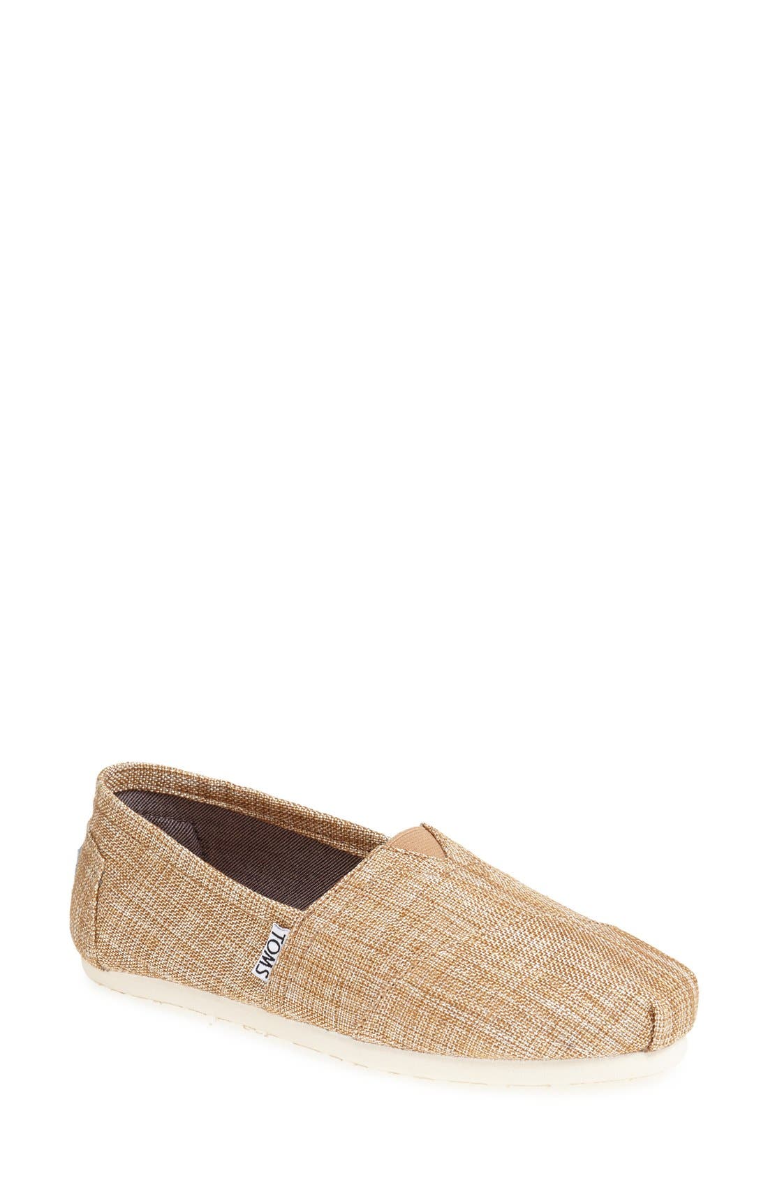 toms metallic slip on