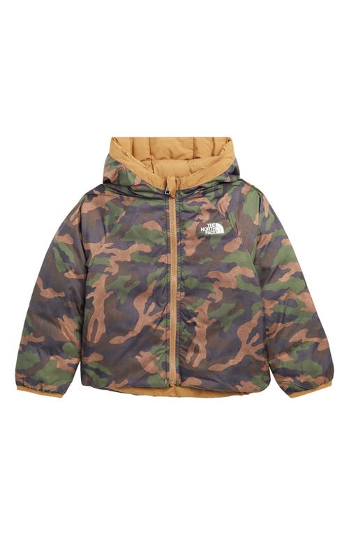 Shop The North Face Kids' Perrito Reversible Water Repellent Jacket In Utility Brown