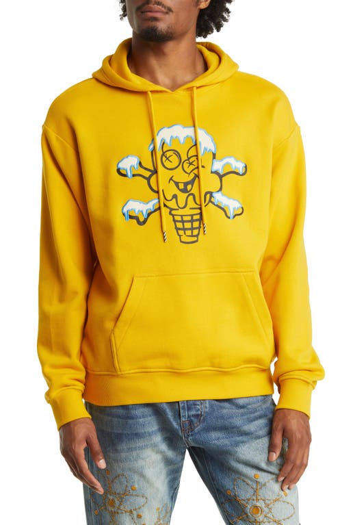 ICECREAM Frost Bite Graphic Hoodie Old Gold at Nordstrom,