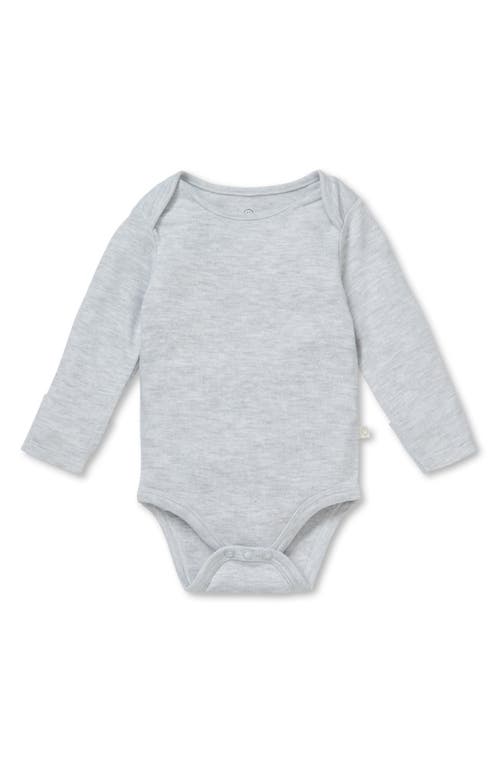 Mori Long Sleeve Bodysuit In Grey