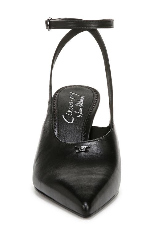 Shop Circus Ny By Sam Edelman Tara Slingback Pump In Black Leather