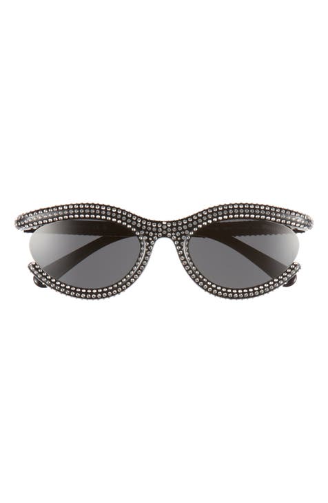 Kate Spade Crystal oval-frame Sunglasses - Farfetch